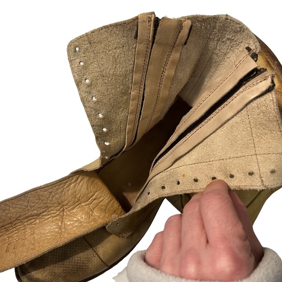 Bed STU Distressed cobbler boots handcrafted women’s size 7 leather boots laced - Picture 3 of 11